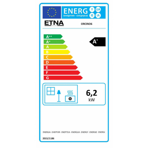 Estufa de pellets Orcino 7kW - Imagen 2